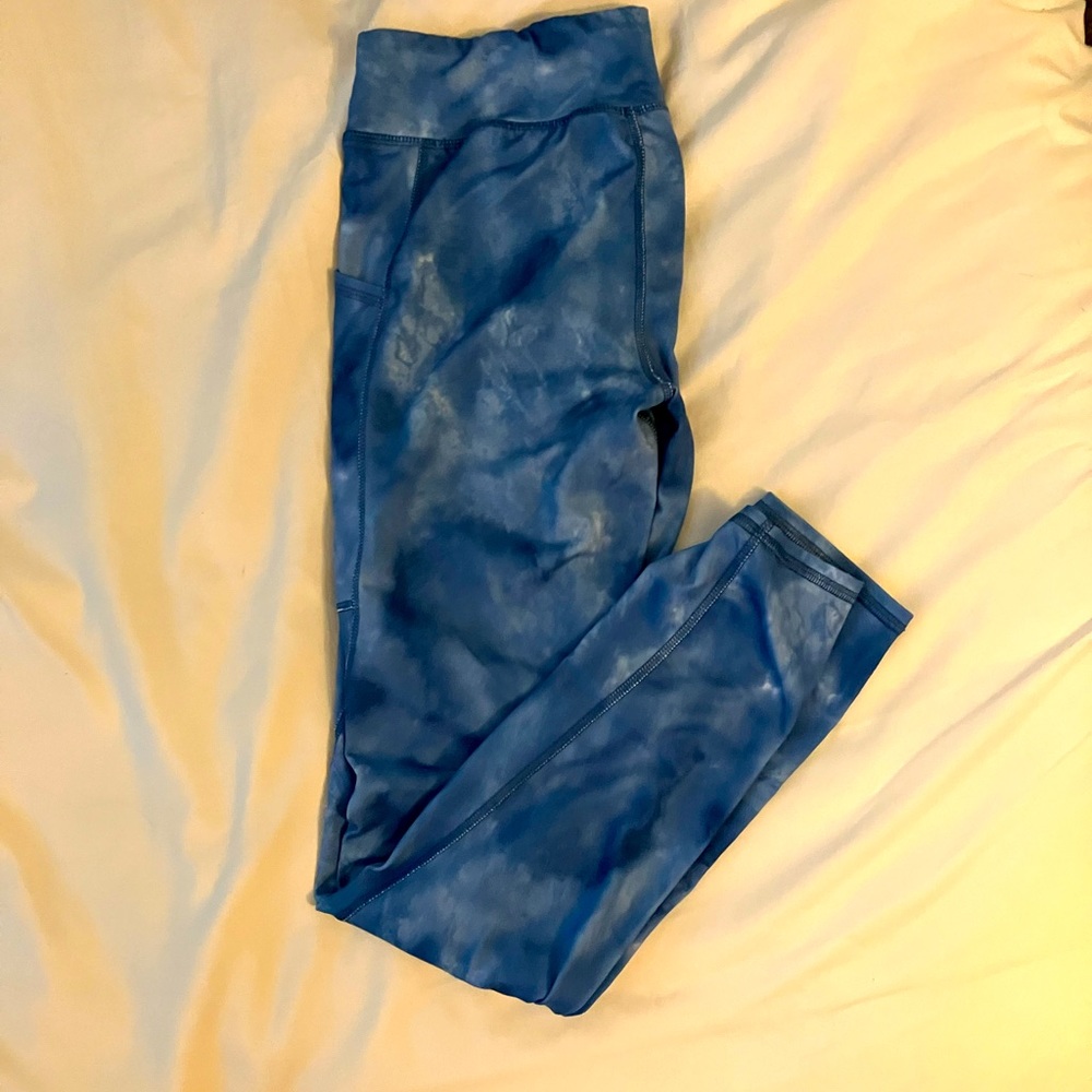 Blue workout pants